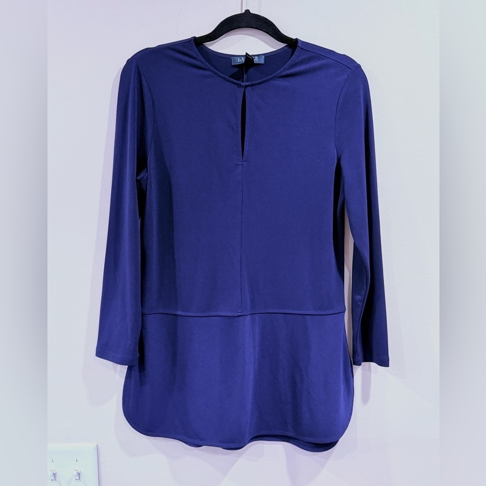 🔥Ralph Lauren Elegant Blue Women's Top🔥 - Picture 1 of 5